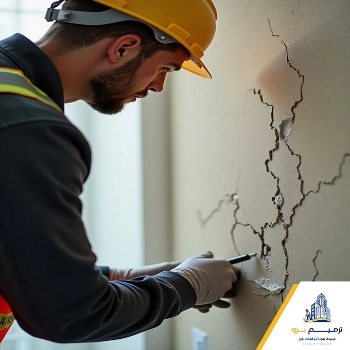 علاج تصدع الجدران في الرياض
