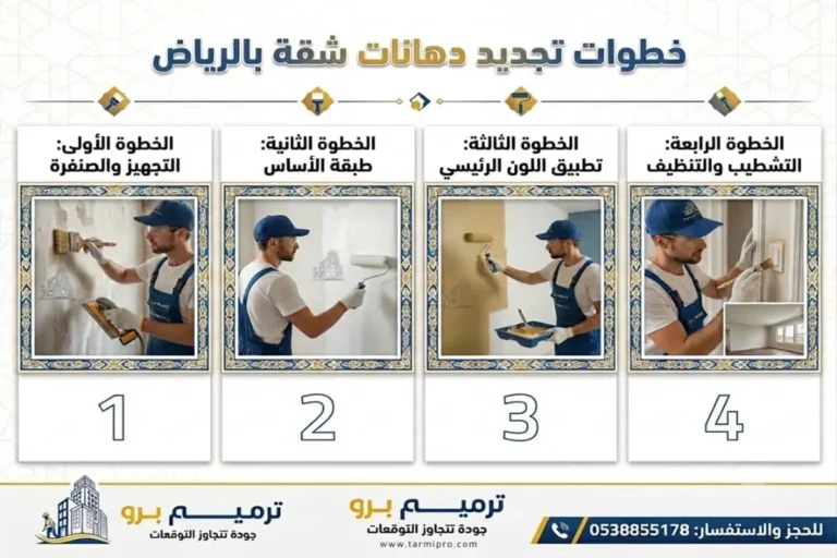 تجديد دهانات شقة بالرياض